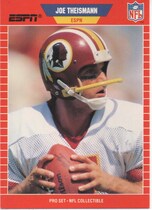 1989 Pro Set Announcers #9 Joe Theisman