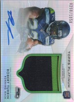 2012 Topps Platinum Rookie Patch Autographs Refractors #144 Robert Turbin