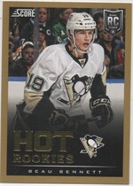 2013 Score Gold #597 Beau Bennett