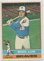 1976 Topps Base Set #208 Mike Lum