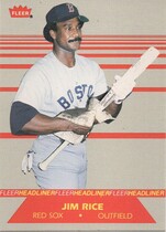 1987 Fleer Headliners #6 Jim Rice
