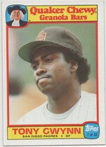 1986 Quaker Granola #7 Tony Gwynn
