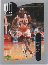 1998 Upper Deck MJ Sticker Collection #49 Michael Jordan
