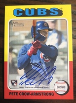 2024 Topps Heritage Real One Autos #ROA-PC Pete Crow-Armstrong