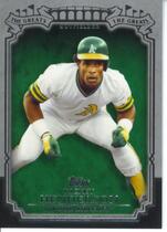 2013 Topps The Greats #TG-9 Rickey Henderson