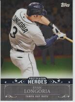 2013 Topps Chrome Update Postseason Heroes #15 Evan Longoria