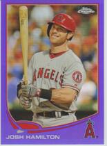 2013 Topps Chrome Purple Refractors #70 Josh Hamilton