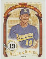 2016 Topps Allen & Ginter The Numbers Game #NG-98 Robin Yount