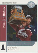 2002 Upper Deck Piece of History Awards Collection #AC6 Joe Sakic
