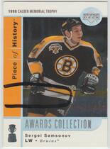 2002 Upper Deck Piece of History Awards Collection #AC3 Sergei Samsonov