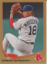 2013 Topps Gold #118 Daisuke Matsuzaka