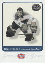 2001 Fleer Greats of the Game #68 Rogie Vachon