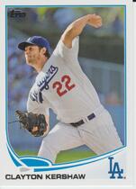 2013 Topps Base Set #22 Clayton Kershaw