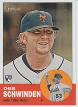 2012 Topps Heritage #204 Chris Schwinden