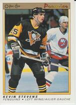 1990 O-Pee-Chee OPC Premier #111 Kevin Stevens