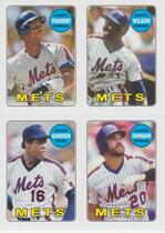 2013 Topps Archives Four-In-One #69S-SWGJ Darryl Strawberry|Dwight Gooden|Howard Johnson|Mookie Wilson