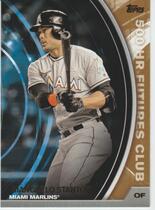 2016 Topps Update 500 HR Futures Club Gold #500-4 Giancarlo Stanton