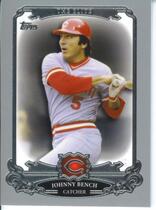 2013 Topps The Elite Silver #TE-9 Johnny Bench