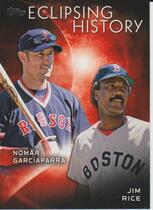 2015 Topps Eclipsing History Series 2 #EH-8 Jim Rice|Nomar Garciaparra