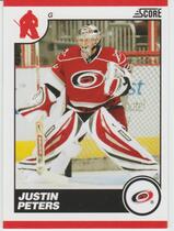 2010 Score Base Set #125 Justin Peters