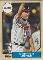 2017 Topps 1987 Topps #87-96 Chipper Jones