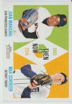 2014 Topps Heritage Then and Now #TAN-MS Juan Marichal|Max Scherzer