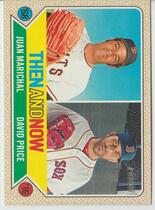 2017 Topps Heritage Then and Now #TAN-9 David Price|Juan Marichal