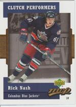 2006 Upper Deck MVP Clutch Performers #CP21 Rick Nash
