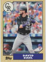 2017 Topps 1987 Topps Series 2 #87-161 David Dahl
