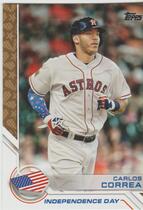 2017 Topps Independence Day #ID-15 Carlos Correa