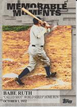 2017 Topps Memorable Moments #MM-44 Babe Ruth
