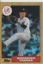 2017 Topps Silver Pack 1987 Topps Chrome Refractor Series 2 #87-MT Masahiro Tanaka