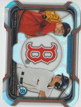 2015 Bowman Chrome Draft Teams of Tomorrow Die-Cuts #TDC-1 Andrew Benintendi|Trey Ball