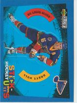 1997 Upper Deck Collectors Choice Stick'Ums #S26 Brett Hull