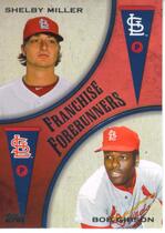 2013 Topps Update Franchise Forerunners #FF-6 Bob Gibson|Shelby Miller