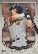 2016 Topps MLB Debut Silver Series 2 #MLBD2-17 Dustin Pedroia