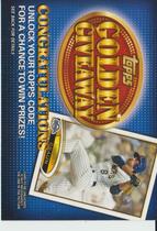 2012 Topps Golden Giveaway Code Cards Redeemed Series 1 #GGC1 Ryan Braun