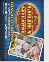 2012 Topps Golden Giveaway Code Cards Redeemed Series 1 #GGC4 Roy Halladay