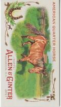 2017 Topps Allen & Ginter Mini Horse in the Race #HR-4 American Quarter Horse