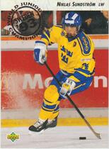 1992 Upper Deck Base Set #597 Niklas Sundstrom