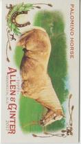 2017 Topps Allen & Ginter Mini Horse in the Race #HR-8 Palomino Horse