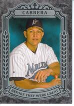 2014 Topps Before They Were Great #BG-29 Miguel Cabrera
