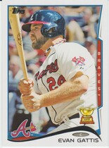 2014 Topps Base Set Series 2 #464 Evan Gattis