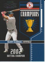 2004 Playoff Honors Champions #C-18 Manny Ramirez