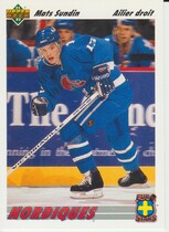 1991 Upper Deck Euro-Stars French #E13 Mats Sundin