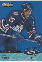 1997 Upper Deck Collectors Choice Star Quest #SQ24 Mike Grier