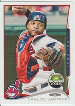 2014 Topps Power Players Unredeemed Series 2 #PP-134 Carlos Santana