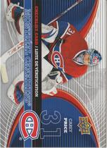 2008 Upper Deck McDonalds Canadian Goalie Checklist #CL-MTL Carey Price