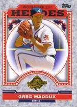 2014 Topps Update World Series Heroes #WSH-GM Greg Maddux
