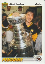 1991 Upper Deck Base Set #156 Mario Lemieux